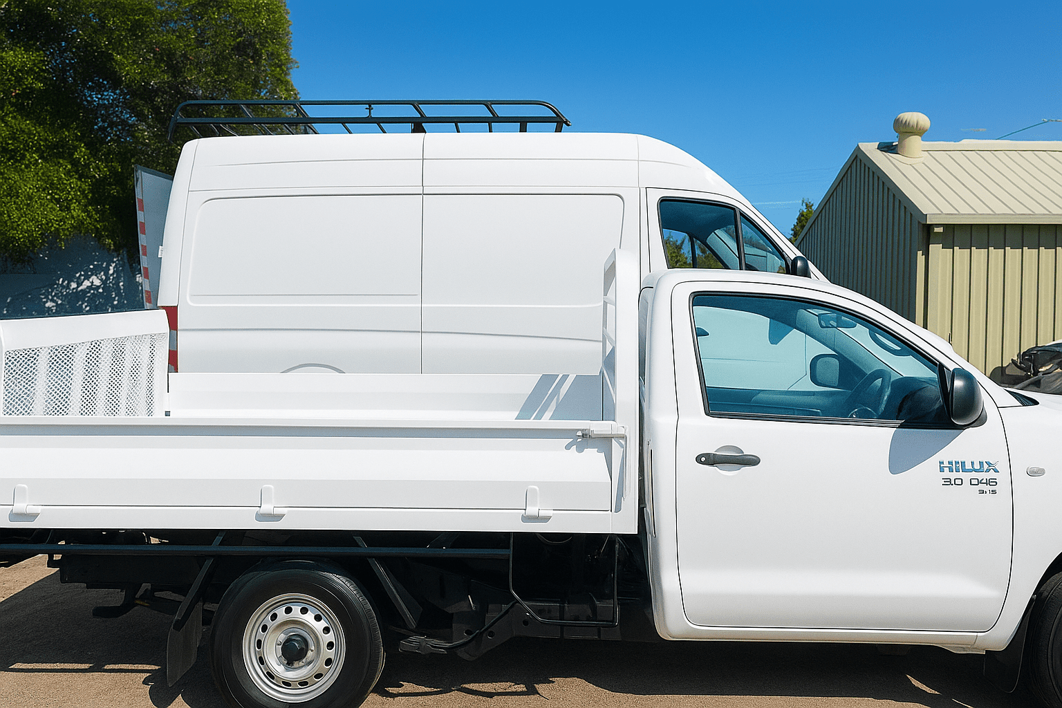 Furniture Taxi removals Ute with Tail Lift